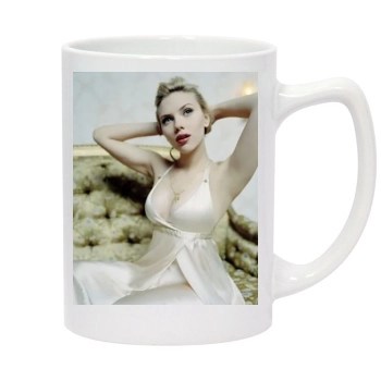 Scarlett Johansson 14oz White Statesman Mug