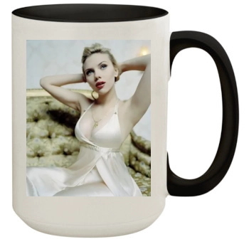 Scarlett Johansson 15oz Colored Inner & Handle Mug