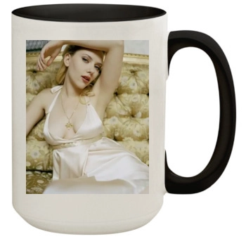 Scarlett Johansson 15oz Colored Inner & Handle Mug