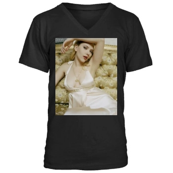 Scarlett Johansson Men's V-Neck T-Shirt