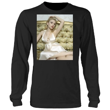 Scarlett Johansson Men's Heavy Long Sleeve TShirt