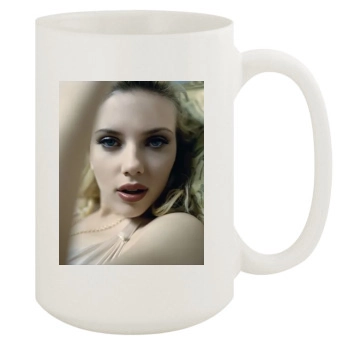 Scarlett Johansson 15oz White Mug