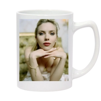 Scarlett Johansson 14oz White Statesman Mug