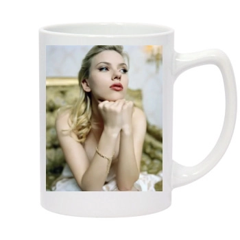 Scarlett Johansson 14oz White Statesman Mug