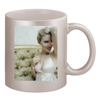 Scarlett Johansson 11oz Metallic Silver Mug