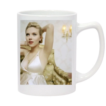 Scarlett Johansson 14oz White Statesman Mug