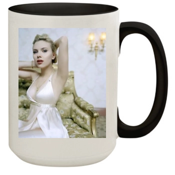 Scarlett Johansson 15oz Colored Inner & Handle Mug