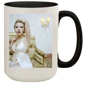 Scarlett Johansson 15oz Colored Inner & Handle Mug