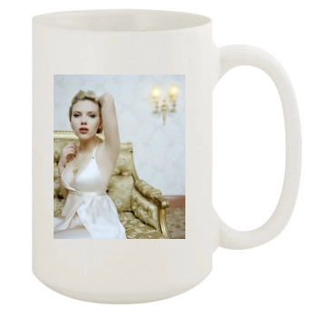 Scarlett Johansson 15oz White Mug