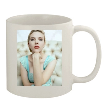 Scarlett Johansson 11oz White Mug