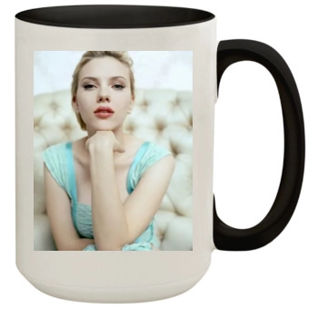 Scarlett Johansson 15oz Colored Inner & Handle Mug