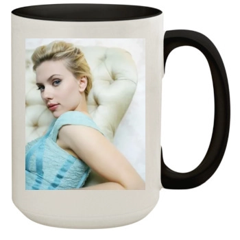 Scarlett Johansson 15oz Colored Inner & Handle Mug