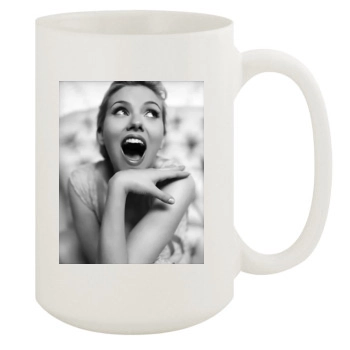 Scarlett Johansson 15oz White Mug