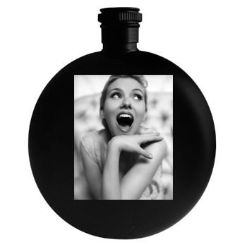 Scarlett Johansson Round Flask