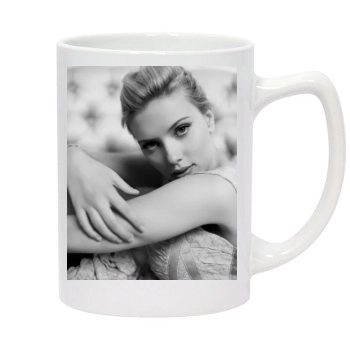 Scarlett Johansson 14oz White Statesman Mug