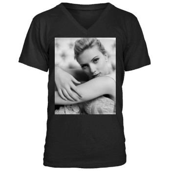 Scarlett Johansson Men's V-Neck T-Shirt