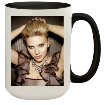 Scarlett Johansson 15oz Colored Inner & Handle Mug