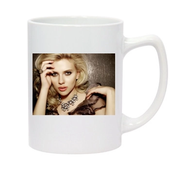 Scarlett Johansson 14oz White Statesman Mug