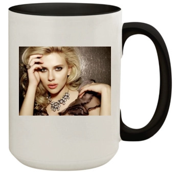 Scarlett Johansson 15oz Colored Inner & Handle Mug