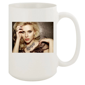 Scarlett Johansson 15oz White Mug