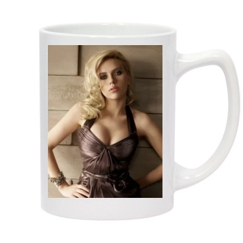 Scarlett Johansson 14oz White Statesman Mug