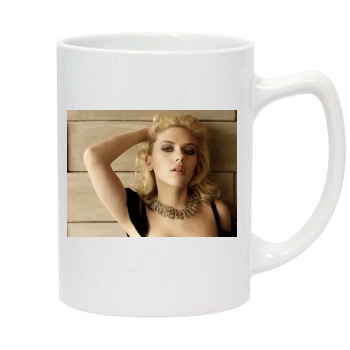 Scarlett Johansson 14oz White Statesman Mug