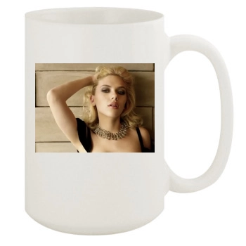 Scarlett Johansson 15oz White Mug