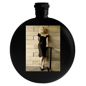 Scarlett Johansson Round Flask