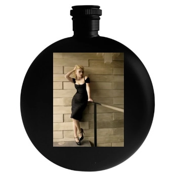 Scarlett Johansson Round Flask