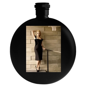 Scarlett Johansson Round Flask