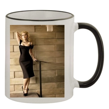 Scarlett Johansson 11oz Colored Rim & Handle Mug