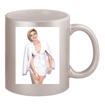 Scarlett Johansson 11oz Metallic Silver Mug