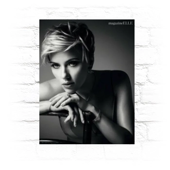 Scarlett Johansson Metal Wall Art