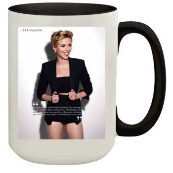 Scarlett Johansson 15oz Colored Inner & Handle Mug