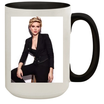 Scarlett Johansson 15oz Colored Inner & Handle Mug