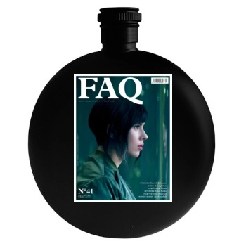 Scarlett Johansson Round Flask