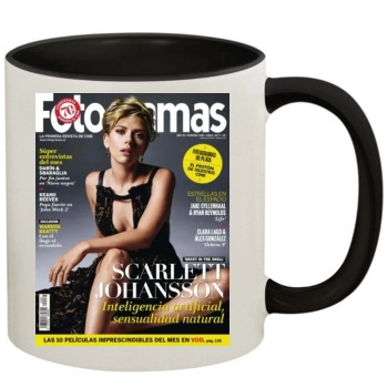 Scarlett Johansson 11oz Colored Inner & Handle Mug