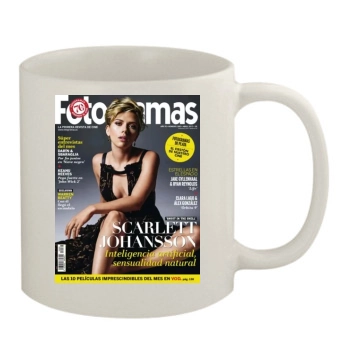 Scarlett Johansson 11oz White Mug