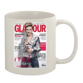 Scarlett Johansson 11oz White Mug