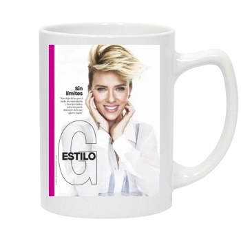 Scarlett Johansson 14oz White Statesman Mug