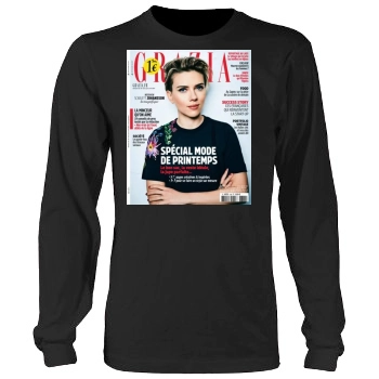 Scarlett Johansson Men's Heavy Long Sleeve TShirt