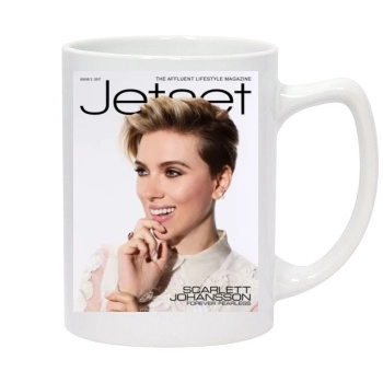 Scarlett Johansson 14oz White Statesman Mug