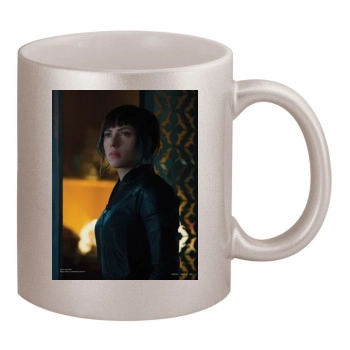 Scarlett Johansson 11oz Metallic Silver Mug