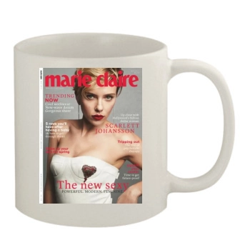 Scarlett Johansson 11oz White Mug