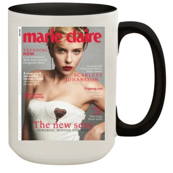 Scarlett Johansson 15oz Colored Inner & Handle Mug