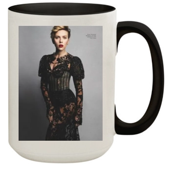 Scarlett Johansson 15oz Colored Inner & Handle Mug