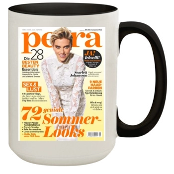 Scarlett Johansson 15oz Colored Inner & Handle Mug