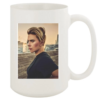 Scarlett Johansson 15oz White Mug