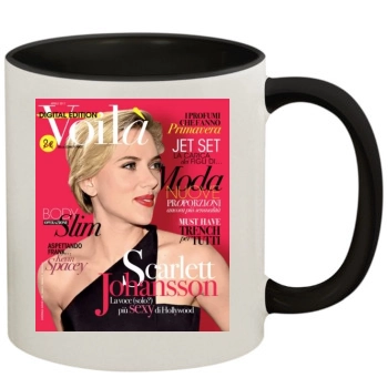 Scarlett Johansson 11oz Colored Inner & Handle Mug