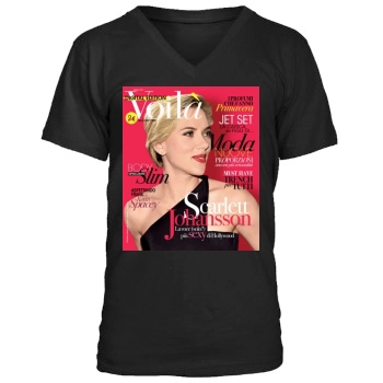 Scarlett Johansson Men's V-Neck T-Shirt